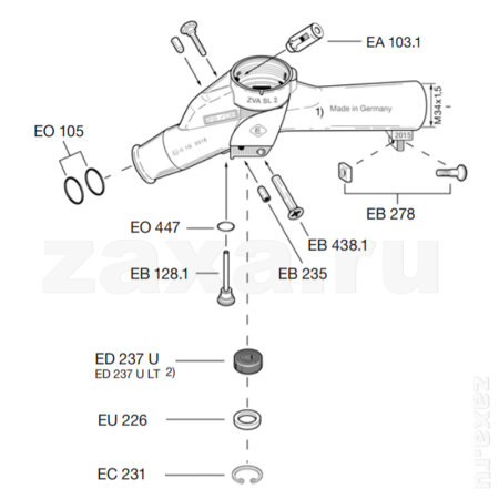 EO 447 Кольцо уплотнительное (Elaflex)