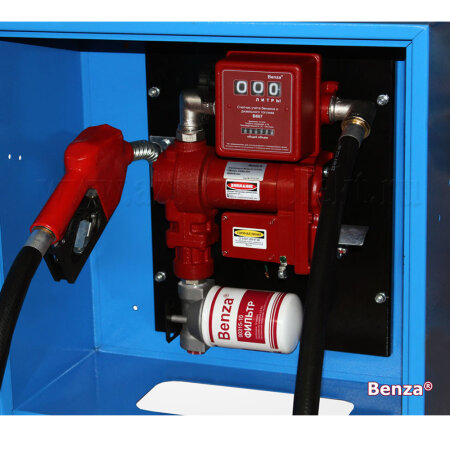 Benza 35-12-57ФА Миниколонка для бензина и дизтоплива, 12В, 57 л/мин