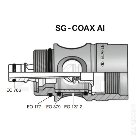 Elaflex SG - COAX Al Индикаторный стакан