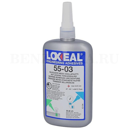 F10767000 Piusi (Италия) - Герметик BLUE LOXEAL 55.03 для резьбовых соединений.