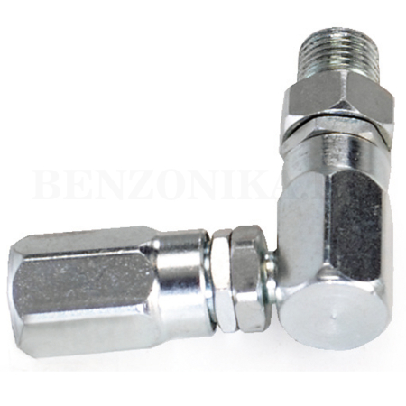 414200 Samoa (Испания) - L-образный вертлюг для смазки, 1/4" BSP (MF)