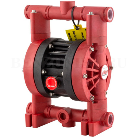 Ruby 020 PP AlphaDynamic (Греция) - Мембранный пневматический насос, корпус из Полипропилена