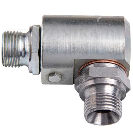 079-1773-004 Meclube (Италия) - Поворотное соединение M1/2" BSP - M1/2" BSP, угловое 90°, Оцинкованная сталь