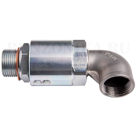 079-1773-006 Meclube (Италия) - Поворотное соединение M1" BSP - M1" BSP, угловое 90°, Оцинкованная сталь
