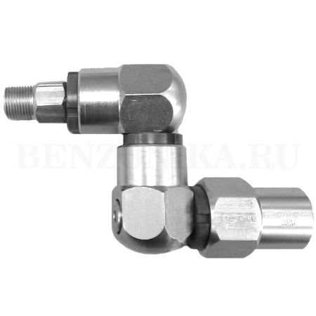 F2060400A Piusi (Италия) - Вертлюг Z-образный 1/4'' (M) х 1/4" (F)