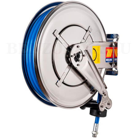 070-2301-320 Meclube (Италия) - Катушка FX-460 из нержавеющей стали со шлангом Ø ⅜" длина 20 метров, для воздуха, воды