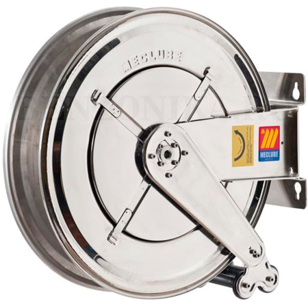 070-2401-400 Meclube (Италия) - Катушка FX-550 из нержавеющей стали для шланга (без шланга) для воздуха, воды, ½" BSP