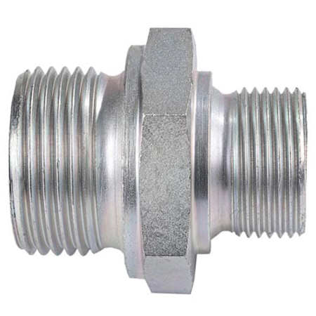 F96-0100-403 Meclube (Италия) - Ниппель M 1/2” BSP - M 3/8” BSP оцинкованный