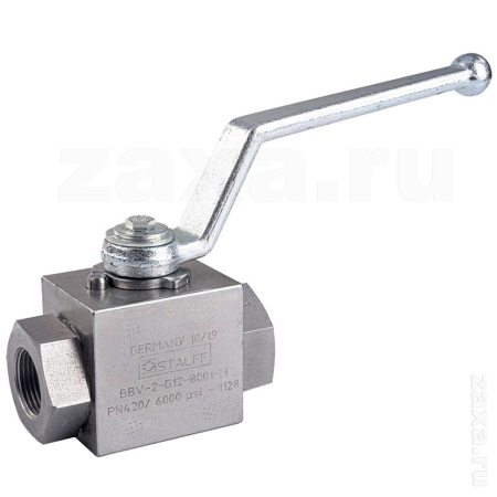 F96-0600-004 Meclube (Италия) - Шаровой кран для масла/смазки, 2-х ходовой, 1/2" FF BSP