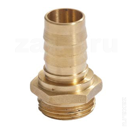 R18-0855-256 Meclube (Италия) - Латунное соединение (штуцер) для шланга Ø25 мм, резьба M1” BSP