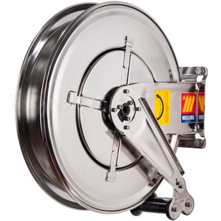 070-2308-500 Meclube (Италия) - Катушка INOX FX-460 для шланга 8 метров, 3/4, для дизтоплива, катушка из нержавеющей стали