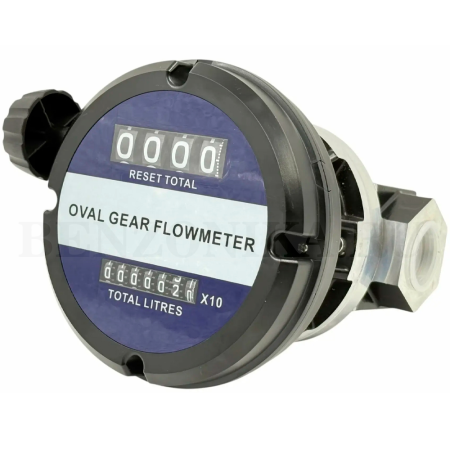 Petroll OGM 25N (Китай) - Счетчик для бензина, дизтоплива, масла, 20-120 л/мин, 1" BSP