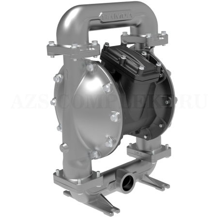 UP20A-BSS-NNG Samoa (Испания) - Пневматический двухмембранный насос UP20 (алюминий-SS-NBR-NBR, BSP), 2, 650 л/мин