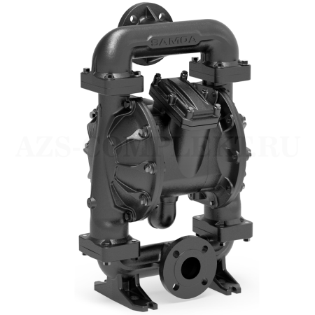 UP20A-CAC-ATT Samoa (Испания) - Пневматический двухмембранный насос UP20 (алюминий-алюминий-PTFE-PTFE, фланец), 2, 650 л/мин