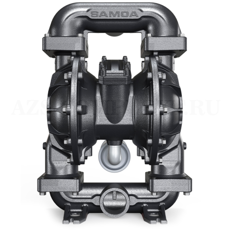 UP30A-BAC-AVV Samoa (Испания) - Пневматический мембранный насос UP30 (алюминий-алюминий-Viton-Viton, резьба BSP), 3, 1000 л/мин