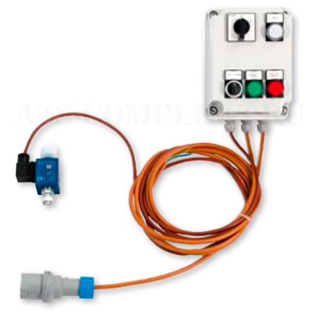 7370T+4265 Flexbimec (Италия) - Металлическая электрическая панель 220В (трёхфазная) с реле давления