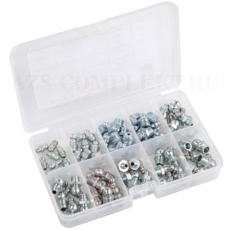 015-3090-070 Meclube (Италия) - Комплект из 70 гидравлических ниппелей для консистентной смазки