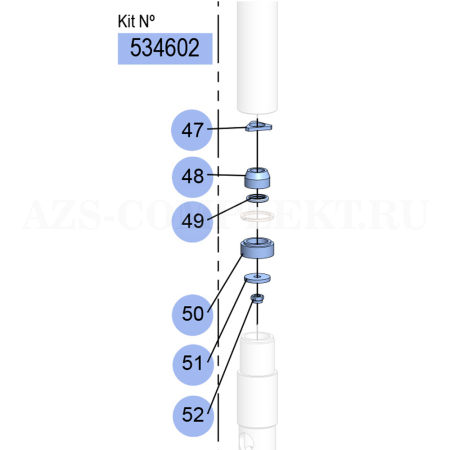 534602 SAMOA (Испания) - Комплект нижнего клапана