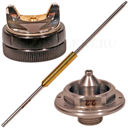 014-2160-K22 Meclube (Италия) - Комплект насадок для смазочного пистолета F/160 SP HPS 2,2