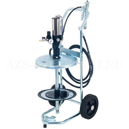 4920CE Flexbimec (Италия) - Мобильный комплект для консистентной смазки, пневматический 50:1, для бочек 18-25 кг