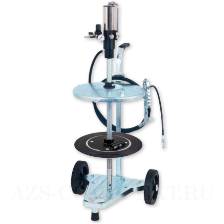 4960C Flexbimec (Италия) - Мобильный комплект для консистентной смазки, пневматический 50:1, для бочек 50 кг