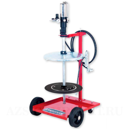 4980C Flexbimec (Италия) - Мобильный комплект для консистентной смазки, пневматический 50:1, для бочек 50 кг