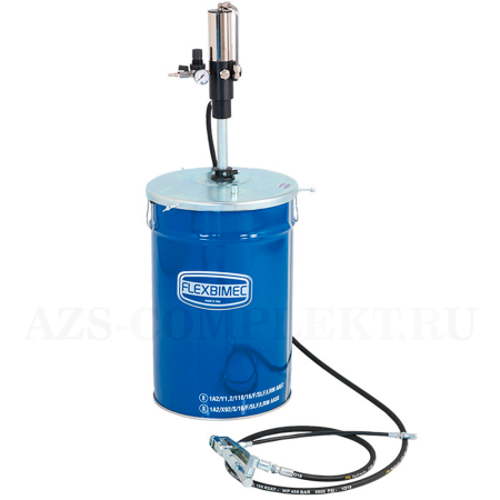 4981 Flexbimec (Италия) - Мобильный комплект для консистентной смазки, пневматический 50:1, для бочек 180 кг
