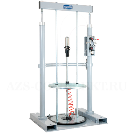 4999/200 Flexbimec (Италия) - Стационарный поршневой пресс-подъемник, R=50:1, для бочек 180 кг