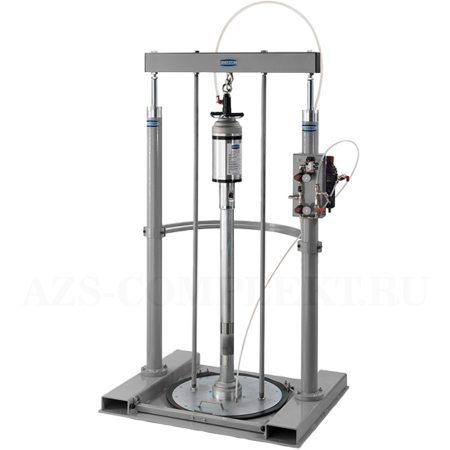 4999/200INP Flexbimec (Италия) - Стационарный поршневой пресс-подъемник, R=50:1, для бочек 180 кг