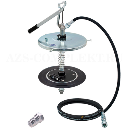 5131/CL Flexbimec (Италия) - Ручной заливочный насос со шлангом для шприцов для консистентной смазки для бочек 50 кг