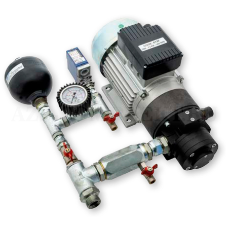 6136 Flexbimec (Италия) - Комплект насоса для масла с реле давления и расширительным баком (220В, 30 л/мин)