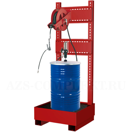 8558 Flexbimec (Италия) - Стационарный пневматический комплект 50:1 для смазки с катушкой