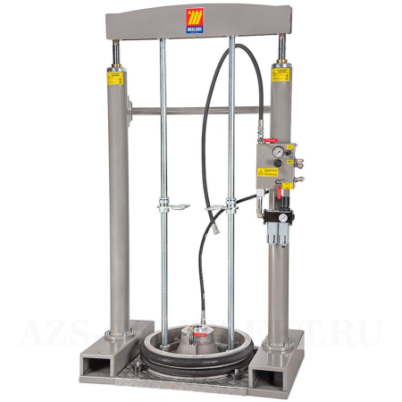 012-1200-200 Meclube (Италия) - Рамный пресс-подъёмник для бочек со смазкой 180-220 кг, для насосов 2 дюйма