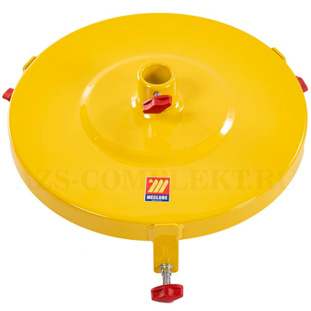 014-1051-S30 Meclube (Италия) - Крышка для пластиковых бочек 18-30 кг 320 мм с креплением для насоса, шток 30 мм