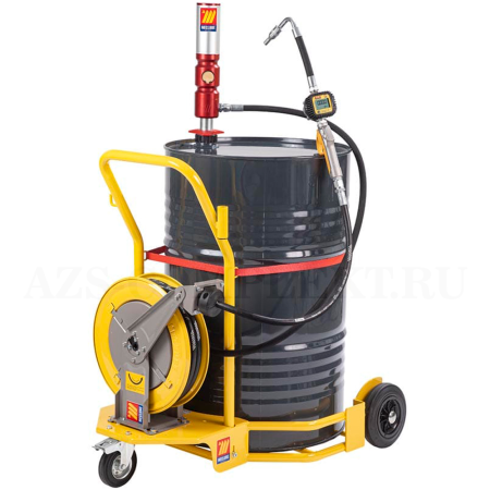 022-1298-F00 Meclube (Италия) - Пневматический комплект для масла с катушкой, для бочек 180-220 л, 30 л/мин