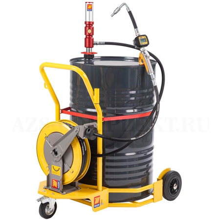 022-1299-F00 Meclube (Италия) - Пневматический комплект для масла с катушкой, для бочек 180-220 л, 35 л/мин