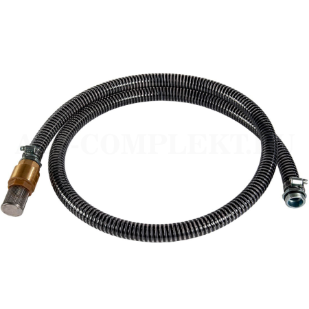 095-5450-020 Meclube (Италия) - Всасывающий комплект из ПВХ шланга Ø 25 мм, 2 м, фильтр с обратным клапаном из латуни