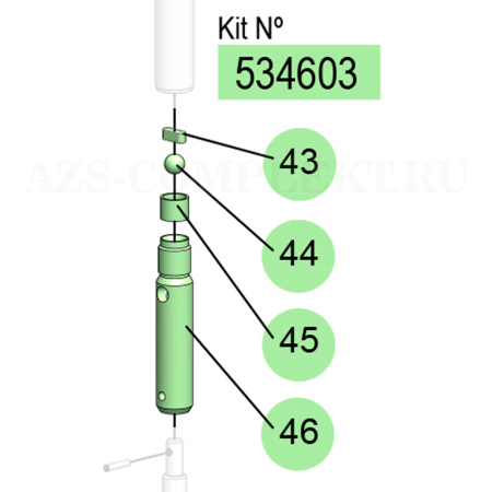 534603 SAMOA (Испания) - Комплект верхнего клапана