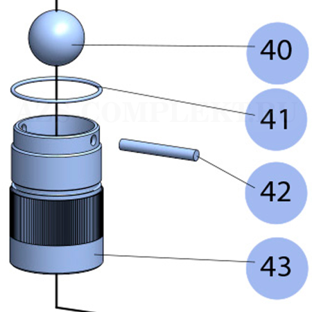 539500 SAMOA (Испания) - Комплект для нижнего клапана (BSP)