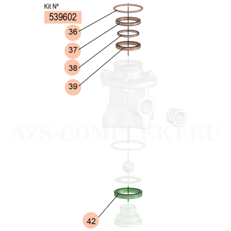 539602 Samoa (Испания) - Ремкомплект уплотнений