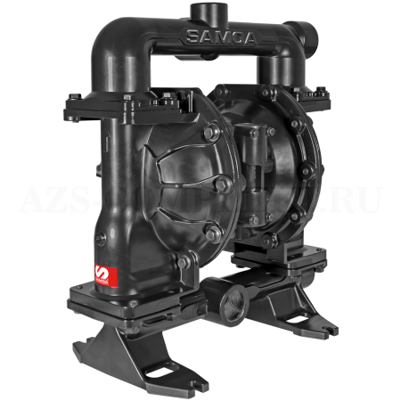 UP15A-BAC-HHC SAMOA (Испания) - Пневматический двухмембранный насос UP15 (алюминий-алюминий-Hytrel-Hytrel, BSP, 475 л/мин