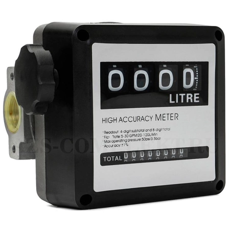 FM 120 Benzonika (Китай) - Счетчик учета расхода топлива, механический, 1 BSP