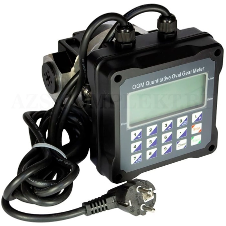 OGM 25Q 220V Benzonika (Китай) - Счетчик счетчик расхода учета дизельного топлива, солярки