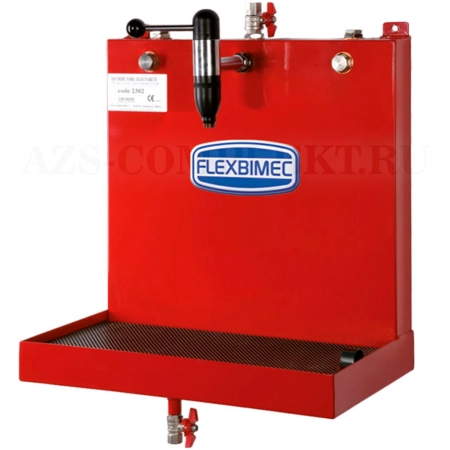 2302 Flexbimec (Италия) - Диспенсер барный для масла и антифриза, 1 кран
