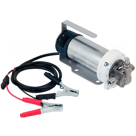 6114 Flexbimec (Италия) - Электрический шестеренчатый насос 24В для масла, дизеля, антифриза, 10.5 л/мин