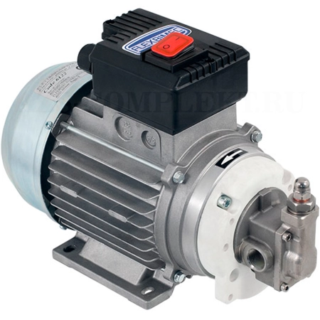 6122 Flexbimec (Италия) - Электрический шестеренчатый насос 220В для масла, дизеля, антифриза, 10.5 л/мин