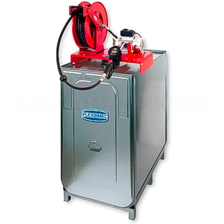 8204 Flexbimec (Италия) - Электрический комплект 220В раздачи масла с катушкой, 10.5 л/мин