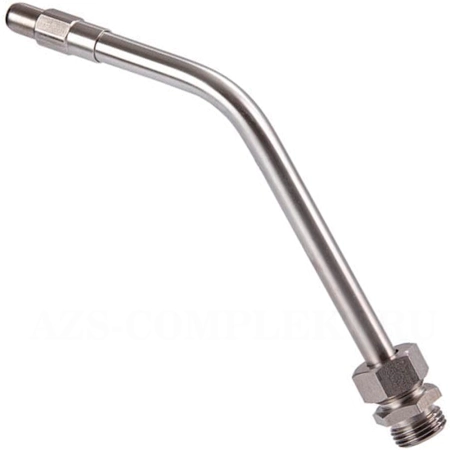024-1255-DX0 Meclube (Италия) - Жесткий носик 45 из нержавеющей стали с автоматическим антикапельным наконечником, 1/2 BSP