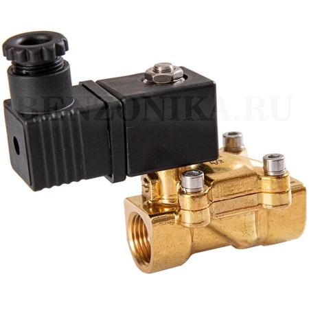 026-1960-005 Meclube (Италия) - Латунный электромагнитный клапан 24В (8 Вт) для масла, 3/4 BSP