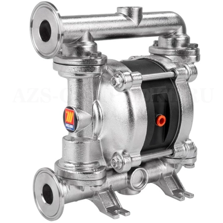 028-F035-AB2 Meclube (Италия) - Мембранный пневматический насос для продуктов питания, 35 л/мин, 1 Tri-Clamp